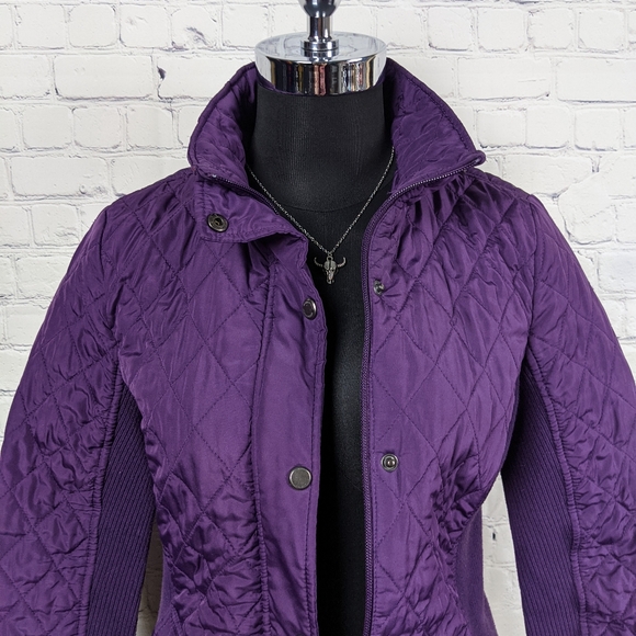 WEATHERPROOF Quilted purple jacket | M - Picture 4 of 9